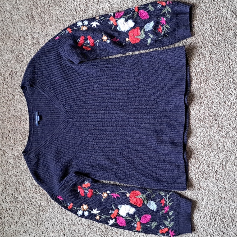 American Eagle Embroidered Sweater
